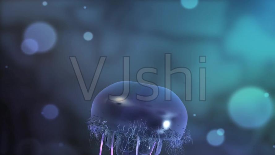 3d卡通水母超级可爱