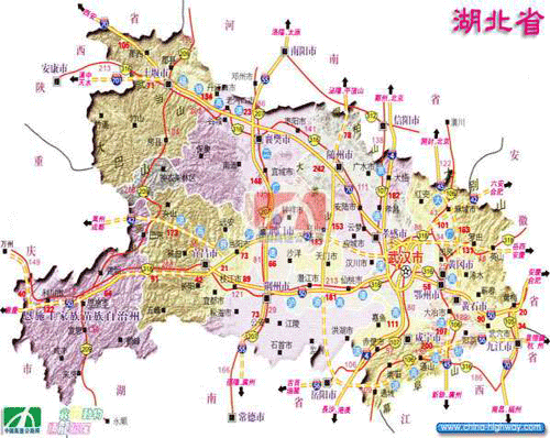 湖北高速地图部分容易拥堵路段曝光春运期间,高速公路,收费站与加油