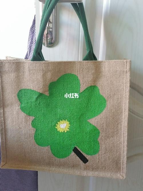 diy麻布袋买菜手提包!_布袋_diy_手提包_金陵镇自由行