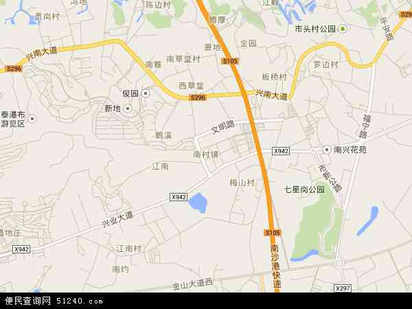 番禺区 南村镇 南村镇卫星地图 本站收录有:2021南村镇卫星地图高清版