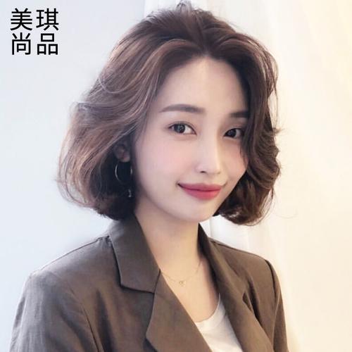 短发假发女韩短卷发