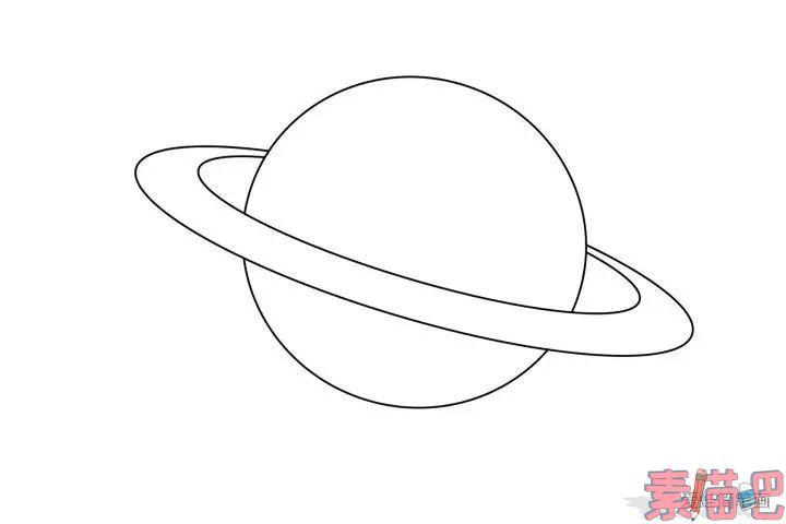 火星简笔画怎么画