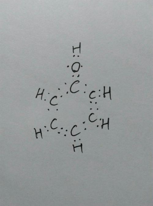 苯酚的电子式