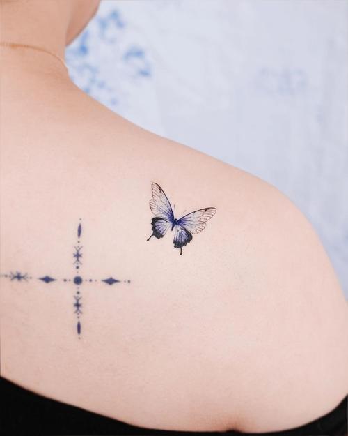 上海浦东纹身由龙刺青整理女生小清新纹身图案