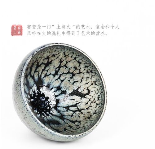 【烟花】建阳建盏游超大师纯手工制作原矿油滴盏礼盒装证书主人杯_7折