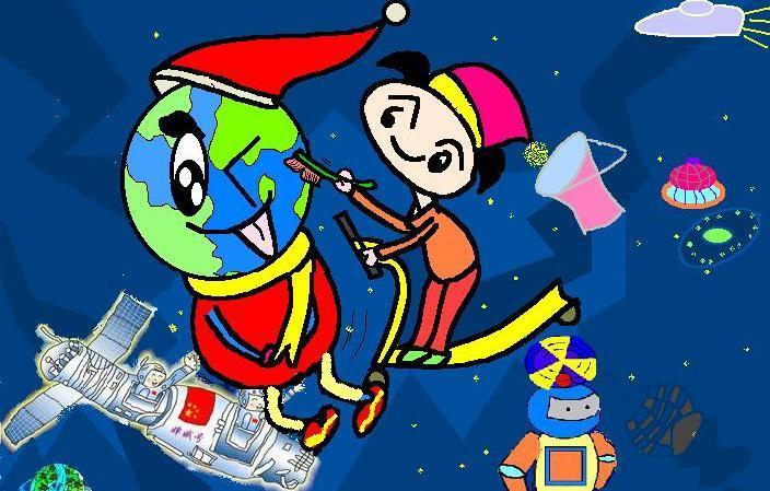 溧阳市上兴中心小学电脑绘画作品5