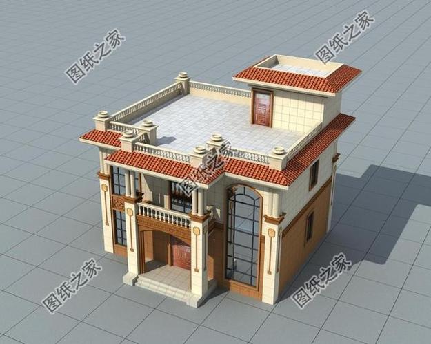 农村带露台二层挑空别墅让大气深入内敛让蓬勃充满眼睛