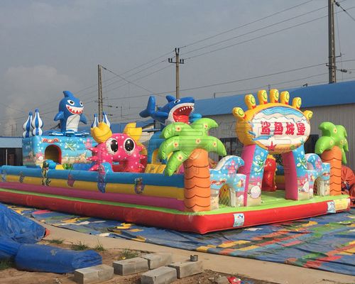 大型充气城堡游乐场设备滑梯蹦床玩具儿童户外淘气堡乐园厂家直销