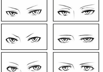 板绘|眼睛线稿素材