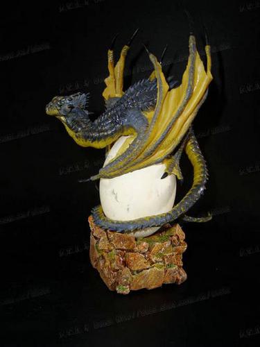 软陶做的逼真飞龙作品加部分步骤图解