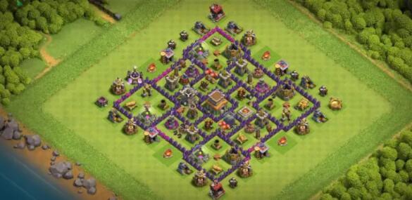 部落冲突8本最强布阵2021复制链接