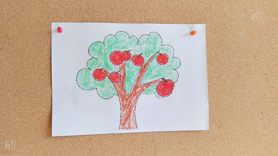绘画:苹果树