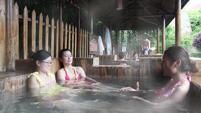 庐江金孔雀温泉度假村1晚 双人金孔雀温泉 双人相思林