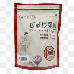板蓝根颗粒药物png素材透明免抠图片其他元素