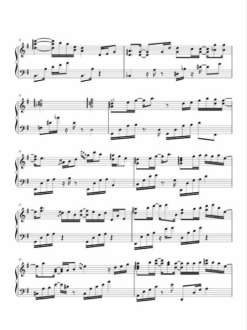 《熹微》王一博93钢琴谱～有翡电视剧_电视剧_琴谱