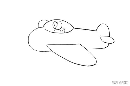战斗机简笔画怎么画