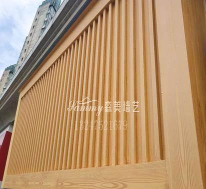 森美木纹漆能在镀锌板上实现逼真原木效果