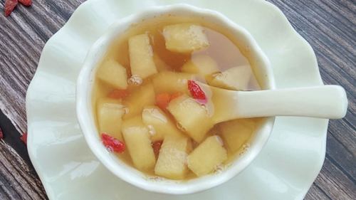 冰糖苹果汤
