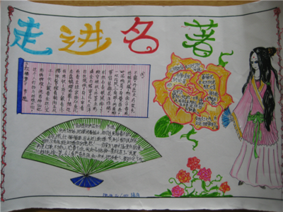 走进名著花园手抄报 走进名著手抄报