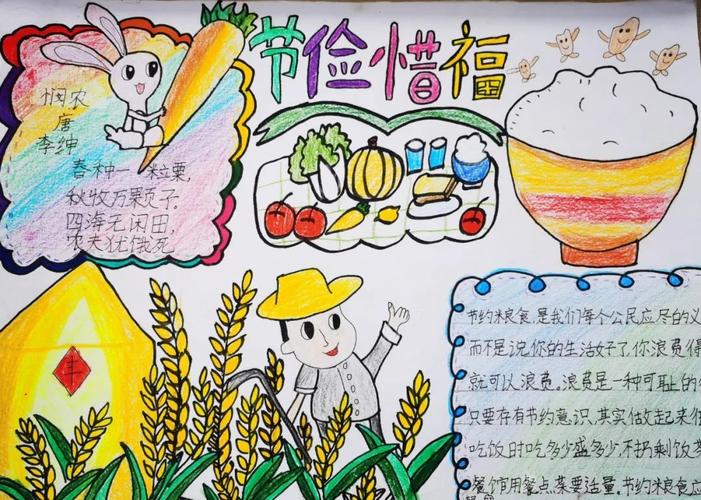 展览|"节约粮食,从我做起"主题手抄报优秀作品展开始啦