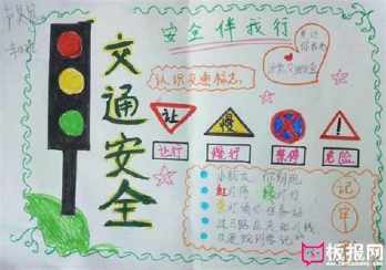五一外出活动保安全手抄报 环保安全手抄报