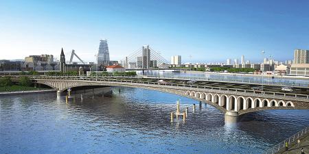 t型刚性结构桥……备受关注的新江桥新建工程目前已进入全面建设阶段