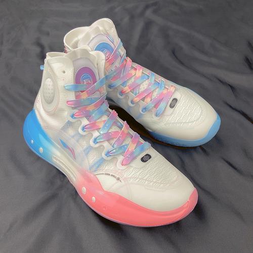 原创鞋带绳适配李宁lining驭帅14迈阿密之夜白蓝粉篮球鞋黑蓝粉潮