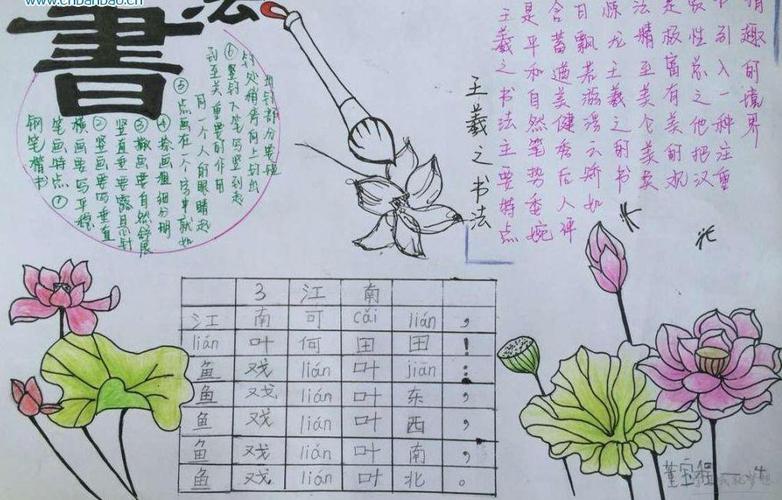 [书法进校园手抄报] 书法进校园手抄报图片