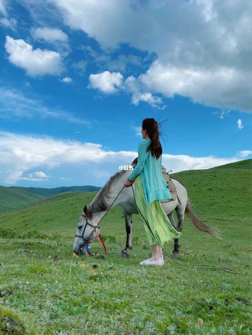 草原_草原_摄影_骑马_摄影_写真