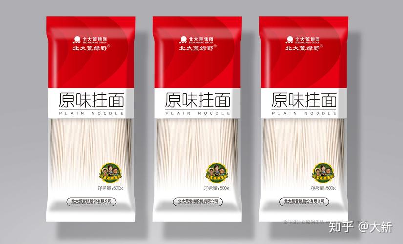 北大荒挂面包装设计北斗设计原创