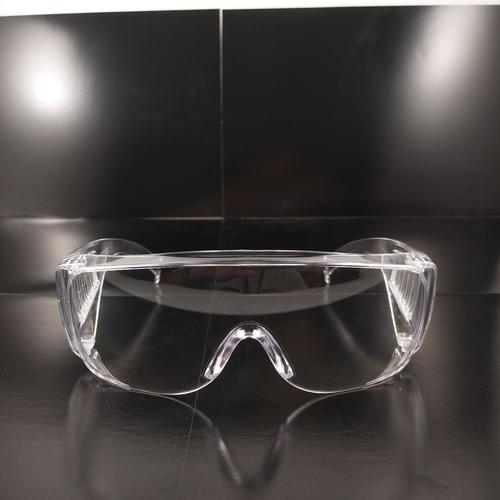 正品白色透明防划防护镜防冲击眼镜实验室护目镜大框劳保眼镜