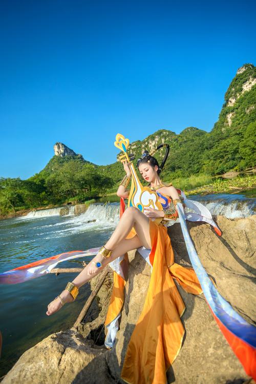 三组很有仙气的人气手游《王者荣耀》杨玉环cosplay作品欣赏!