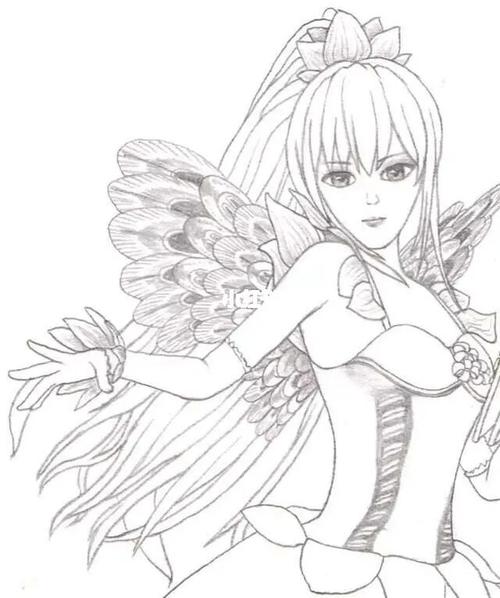 叶罗丽陈思思,白光莹,冰公主,简笔画_叶罗丽_简笔画_文化_绘画