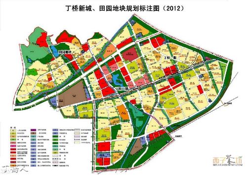 0,丁桥项目规划图(图是去年的,局部用地性质已经变更,凑活着用)