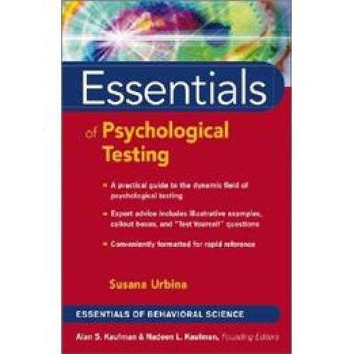 essentials of psychological testing