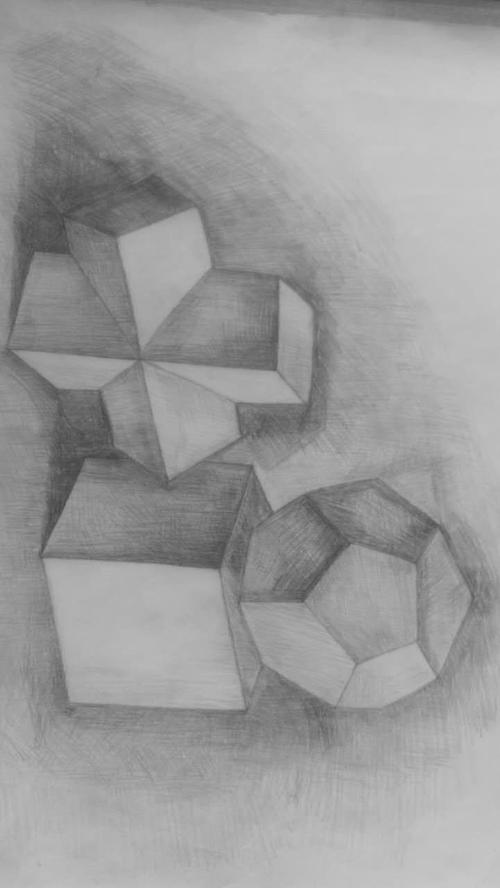 老年大学素描一班一年级二年级乒乓的部分作业