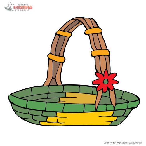 卡通素材图片之卡通篮子ai图片素材|传统文化图片素材