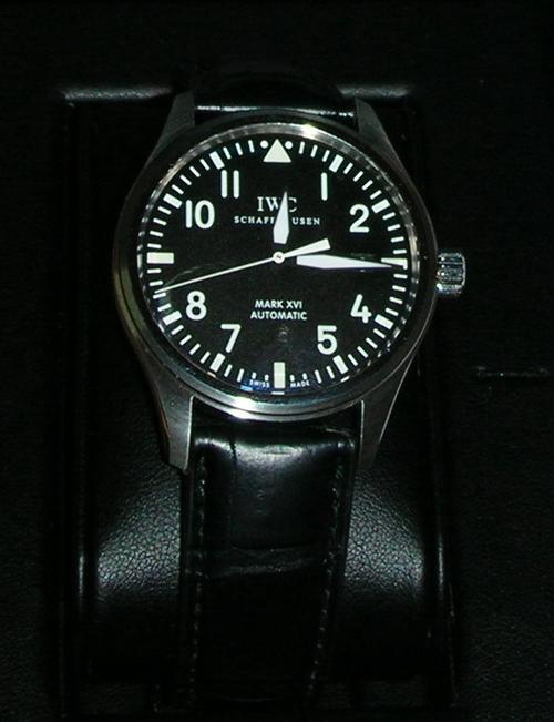 4/7香港回来 交作业 4/5入手的 iwc 马克16经典款 (有图)