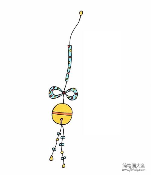 风铃简笔画画法