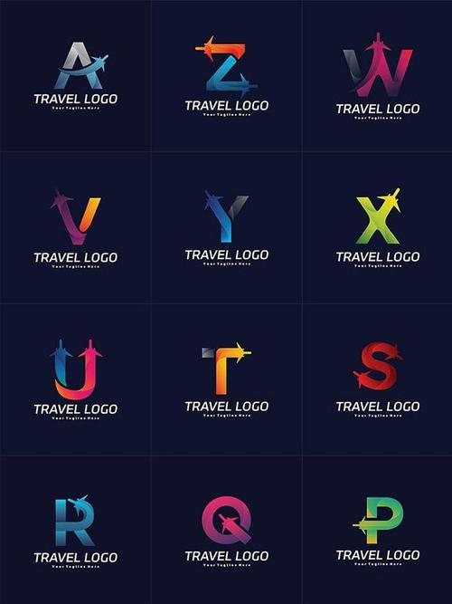 26字母设计素材ai矢量字母结合的航天主题logo标志 eps源文件-淘宝网