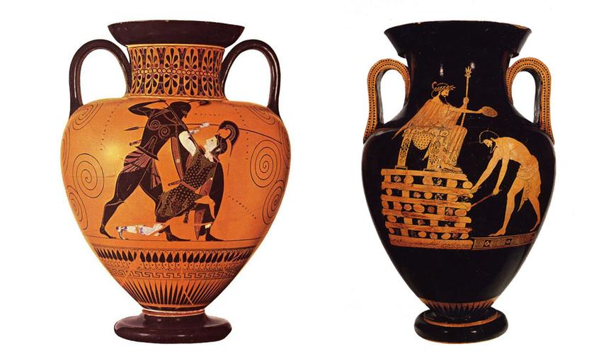 古希腊瓶画是美学与陶艺的完美结合,见证人类真善美文明.