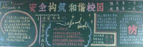 简笔画黑板报安全教育