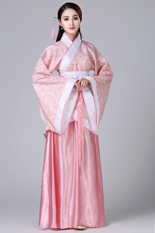 古装女唐装正规双绕曲裾写真汉服 推荐