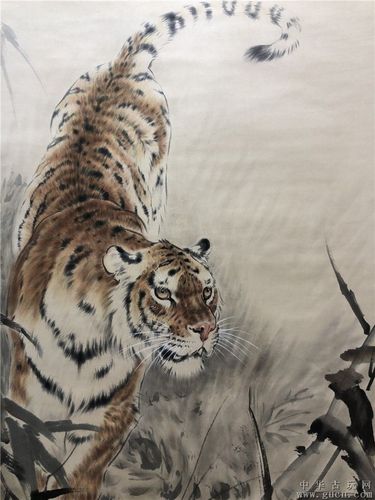 刘继卤猛虎图