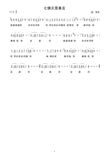 【七佛灭罪真言】