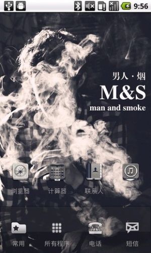 首页 手机软件 主题壁纸 yoo主题-抽烟的男人
