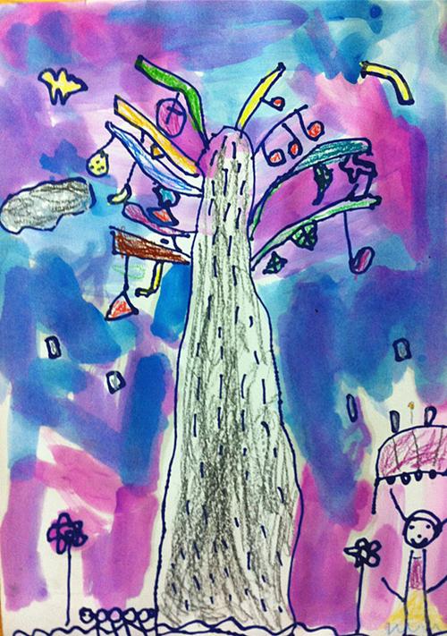 【白杉树班】绘画:大树会变成什么?