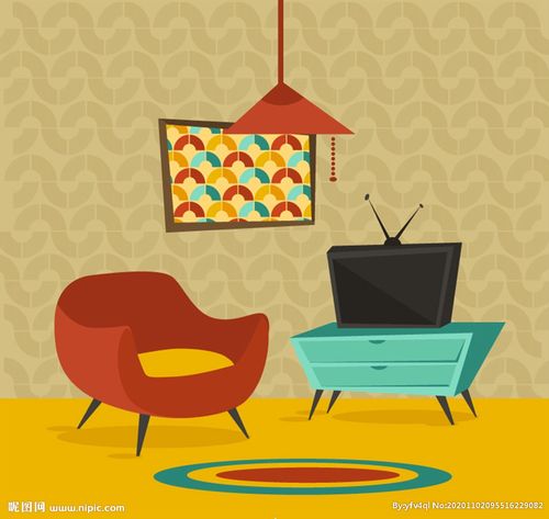 卡通客厅设计图片