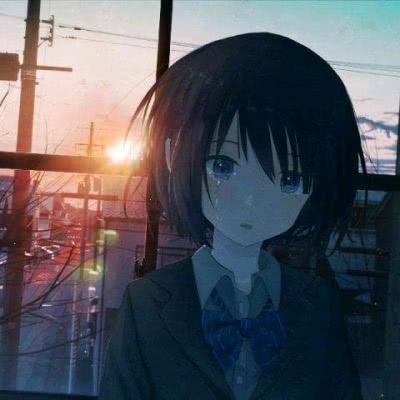 超火·微丧·动漫女生头像:这世上好多人都是爱而不得