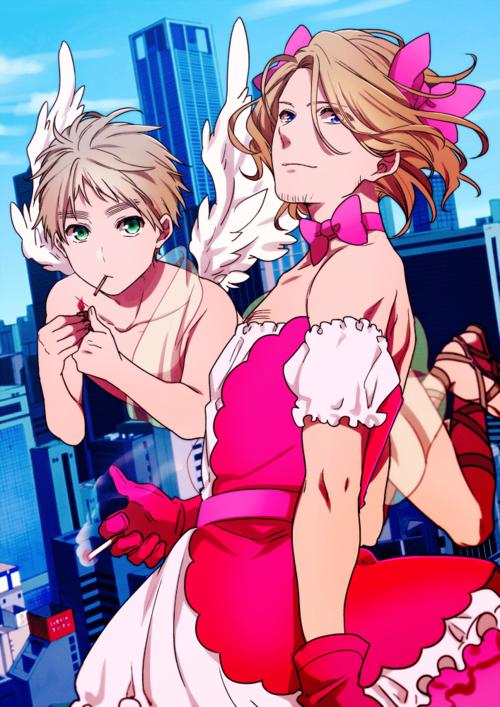 壁纸弗朗西斯·波诺弗瓦,亚瑟·柯克兰(黑塔利亚)@927期